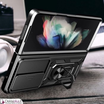 5in1 smūgiams atsparus dėklas su žiedu ir kameros apsauga (Samsung Z Fold 4) 5in1 smūgiams atsparus dėklas su žiedu ir kameros apsauga (Samsung Z Fold 4)